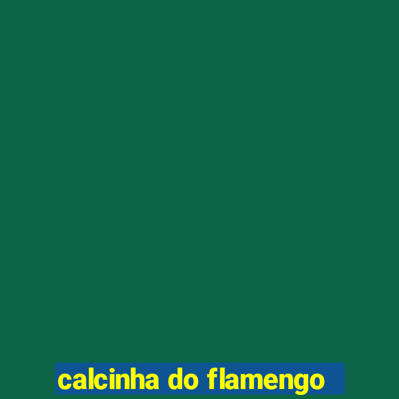 calcinha do flamengo